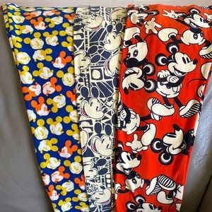 Disney Mickey Mouse leggings. 3- one size fits all leggings